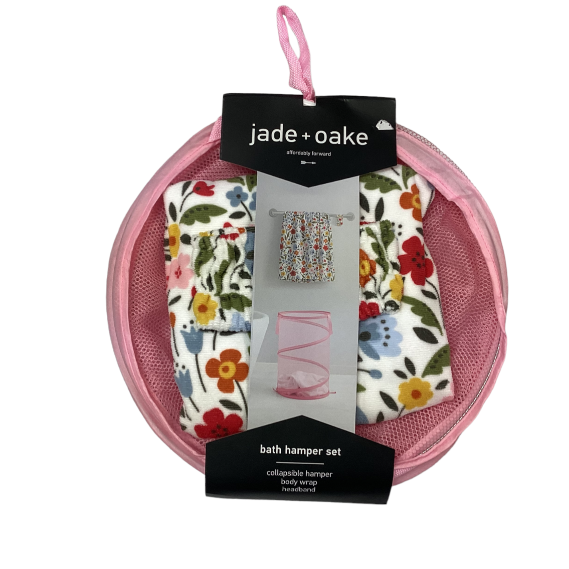 3pc Hamper Floral Cottage Charm Set Pink - Jade + Oake