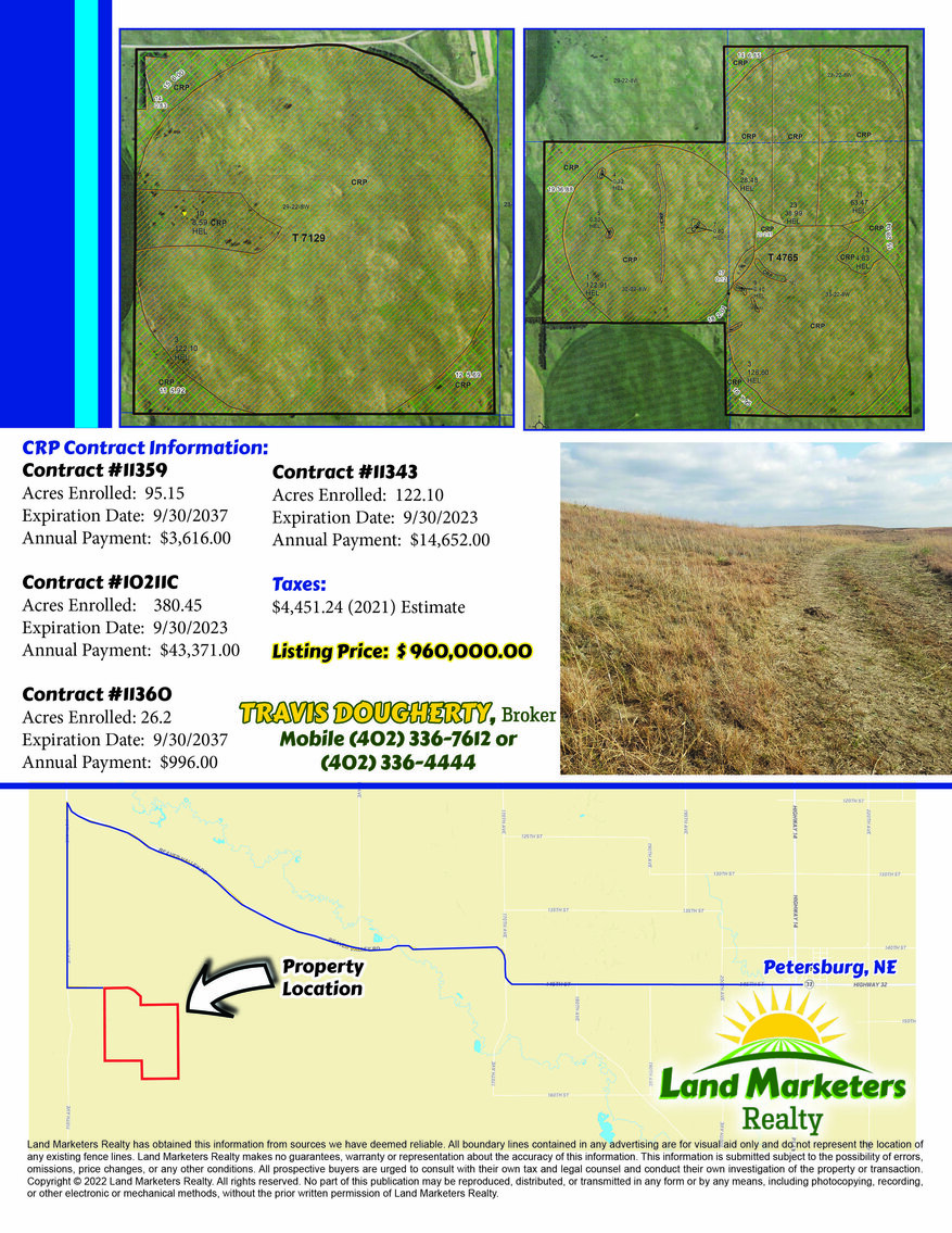 Image for 629.13 +/- Acres in Boone County, NE