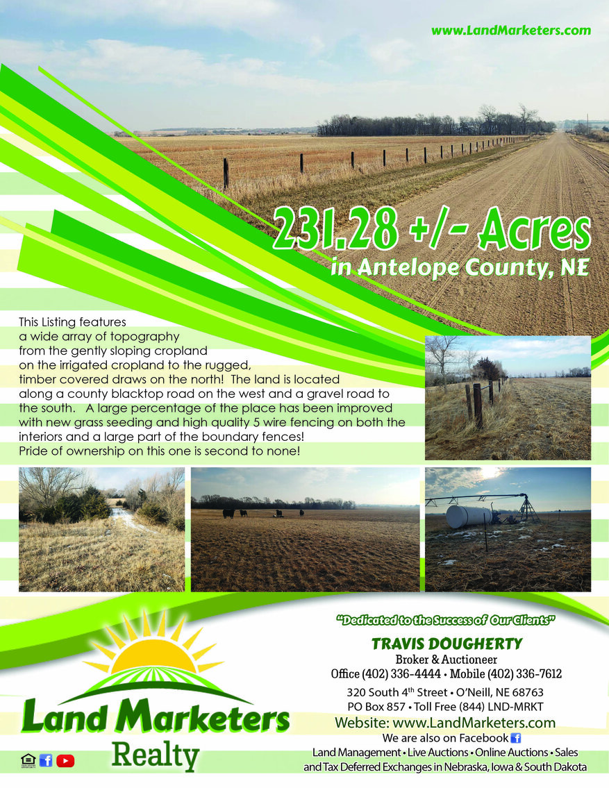 Image for 231.28+/- Acres in Antelope County, NE