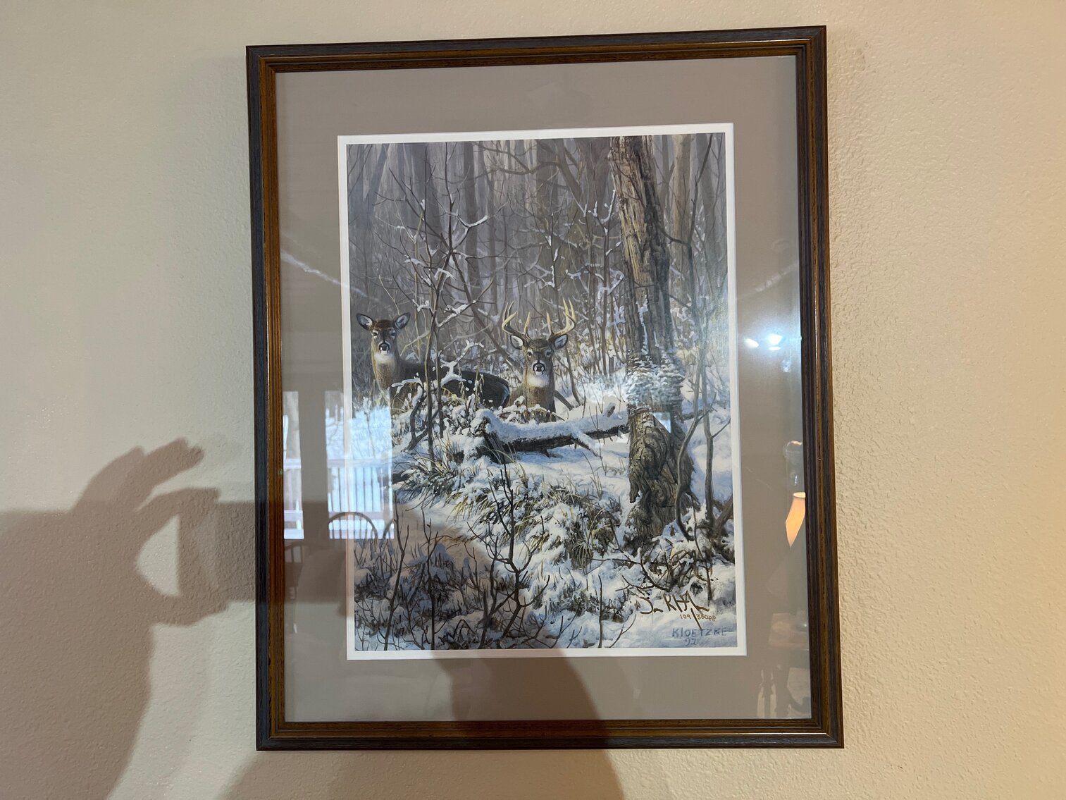 Deer print by Kloetzke