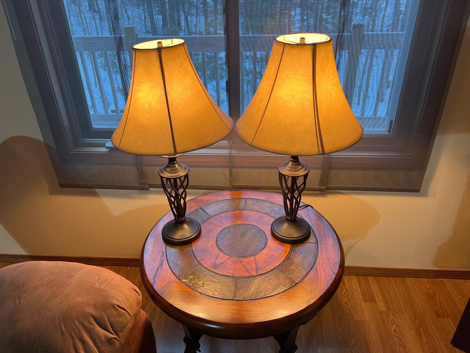 Two beautiful lamps