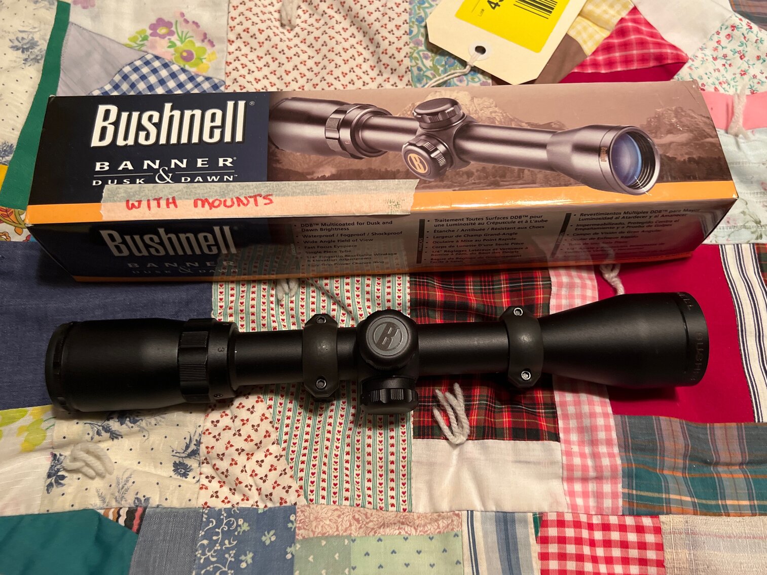 Bushnell scope, 3 x 9 x 40 MM