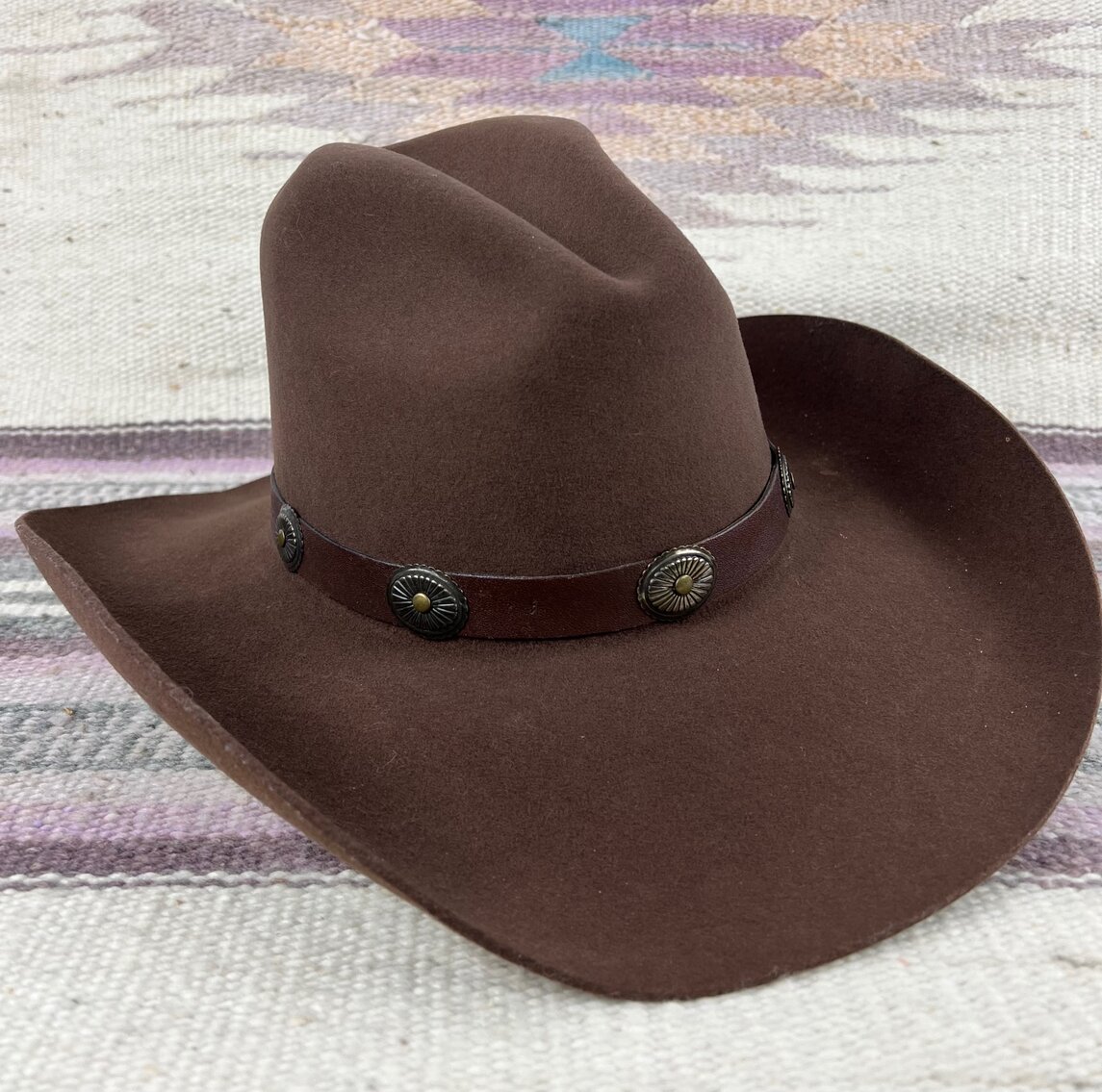 Brown Bailey's Tombstone Cowboy Hat size 7-1/8