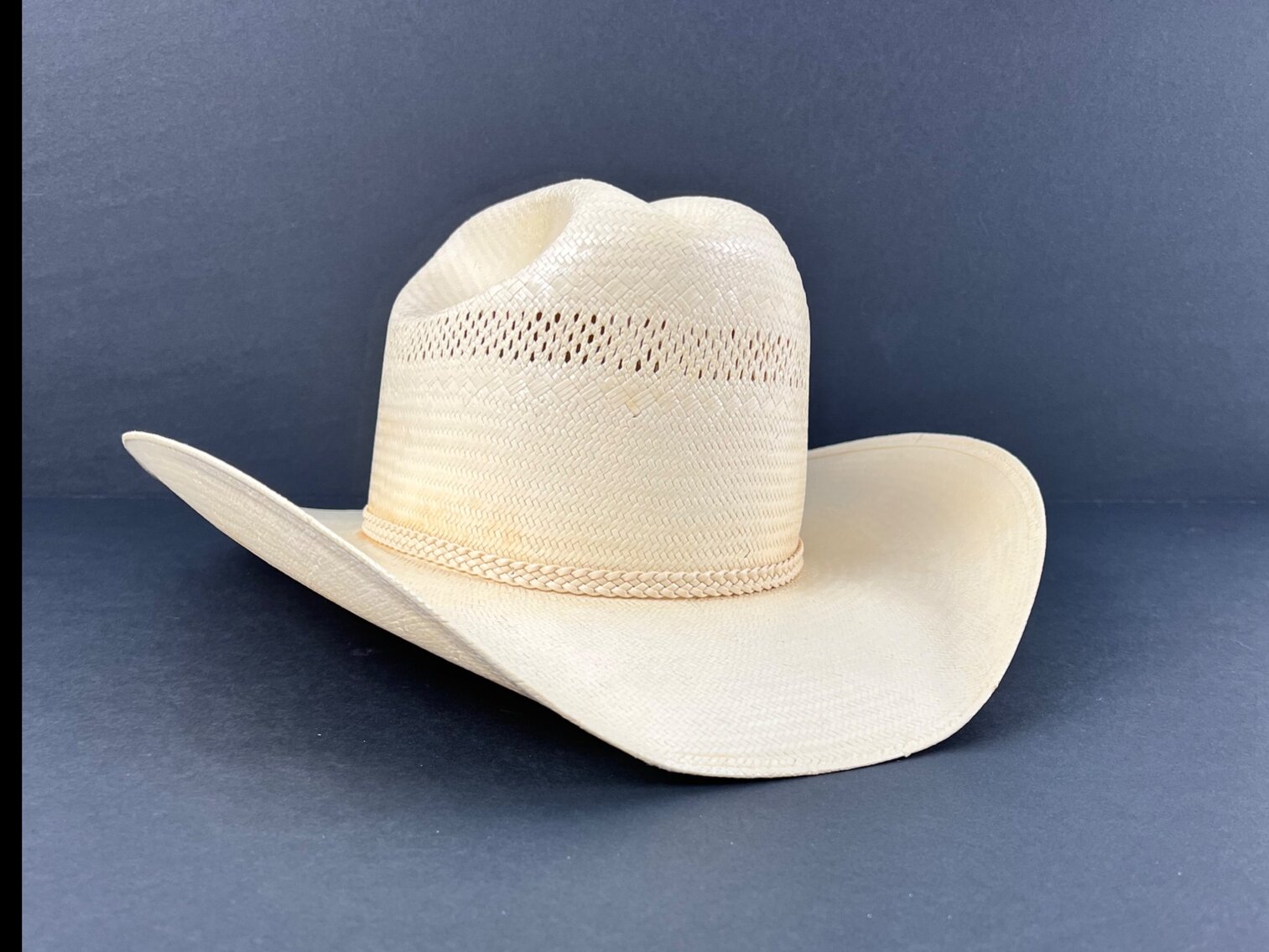 Milano Larry Mahan Straw Cowboy Hat Size 7 to 7-1/4