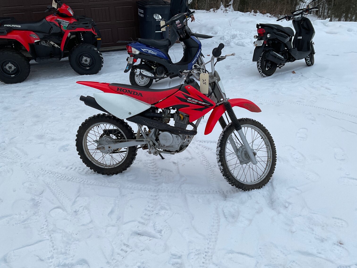 Honda CRF 100F dirt bike