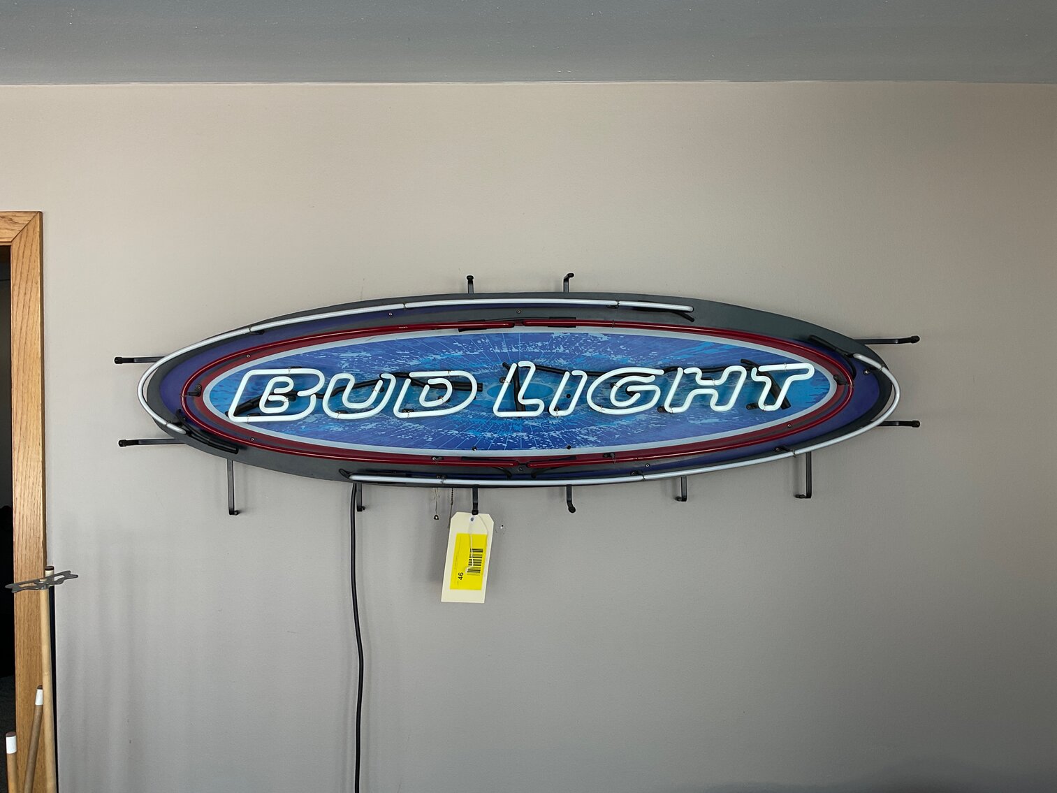 Bud Light neon sign