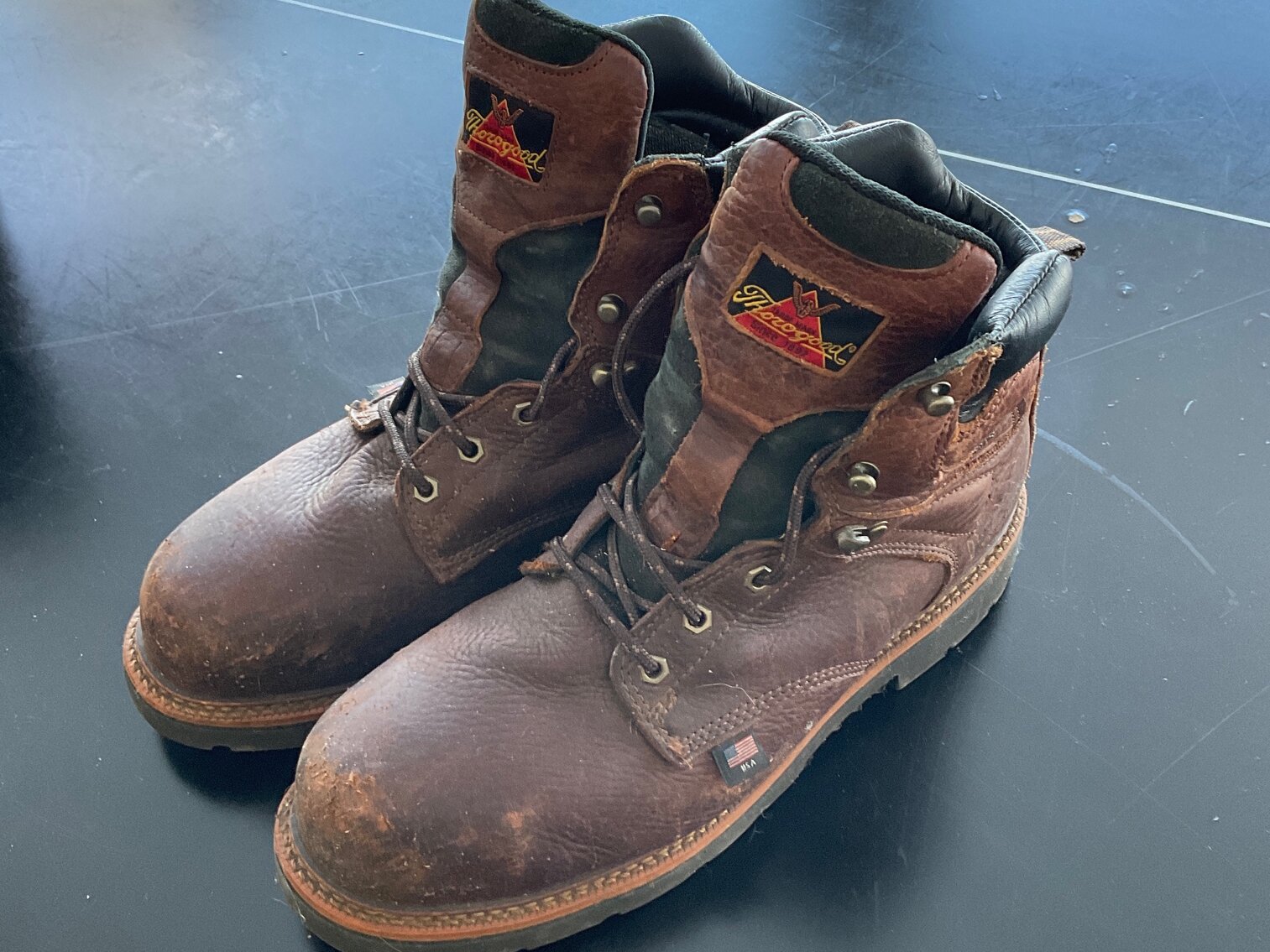Men’s Thorogood steel toe boots