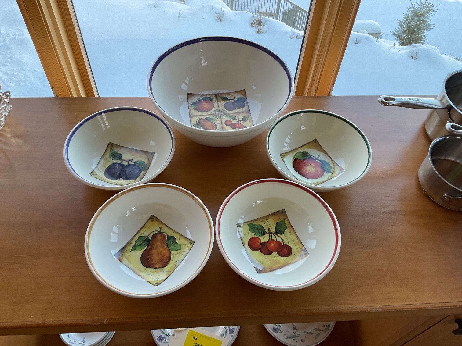 Made in Italy beautiful fruit bowls