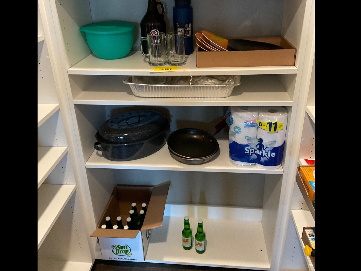 Enamel roaster, mugs, pots and pans and more