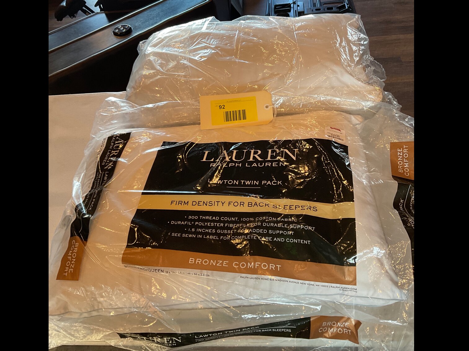 New Ralph Lauren pillows