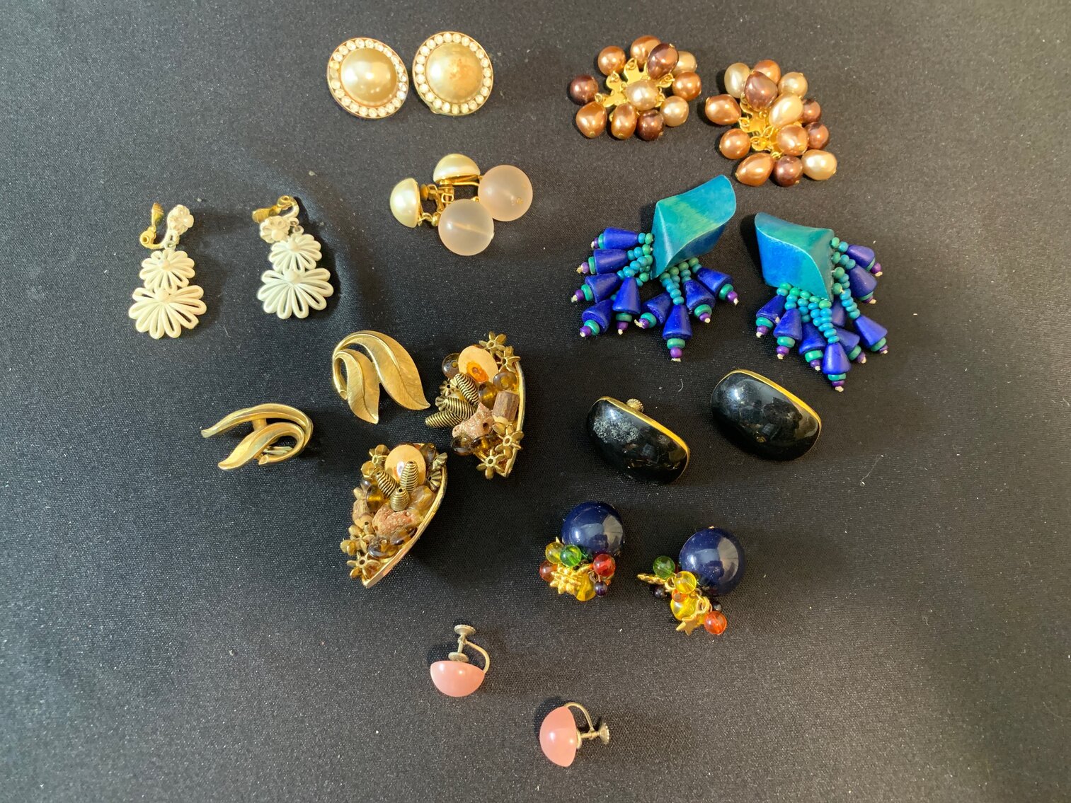 10 Pairs of Clip On Earrings