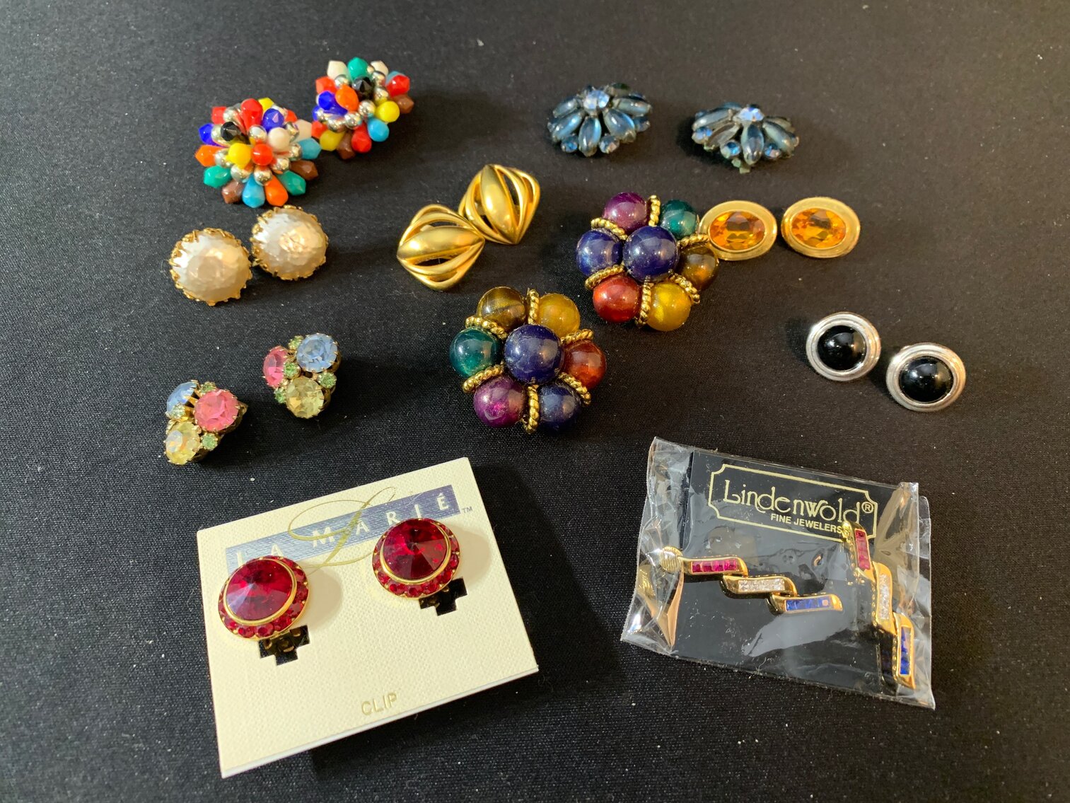 10 Pairs of Clip On Earrings