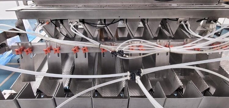 Image for MJK1518 Ohlson Linear Gummy Packaging Line with Scale and Bottling System