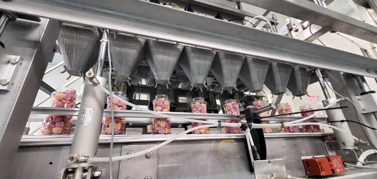 Image for MJK1518 Ohlson Linear Gummy Packaging Line with Scale and Bottling System