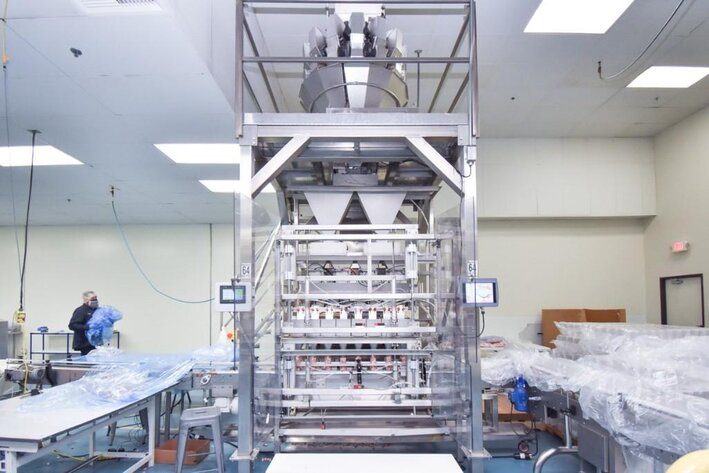 Image for MJK1518 Ohlson Linear Gummy Packaging Line with Scale and Bottling System