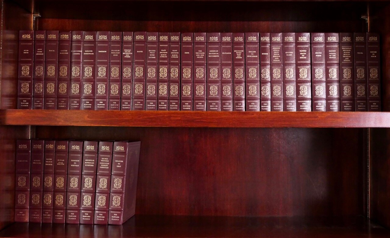 36 Volumes of The Harvard Classics