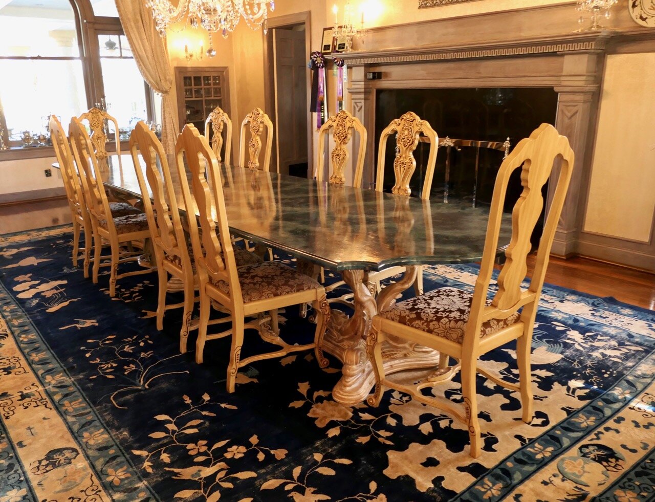 Custom Designed Banquet Size Dining Table