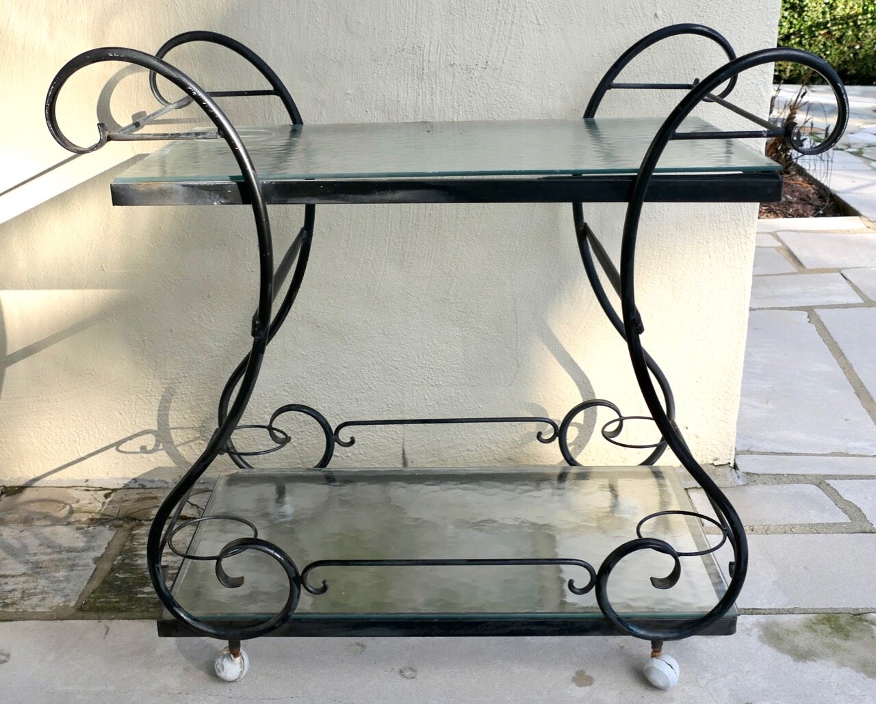 Wrought Iron Tea Cart