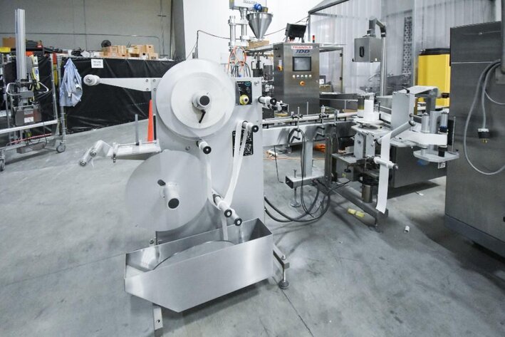 Image for MJK1522 NJM Model 125 Labeler Bronco with Label Unwind Station Model: 313