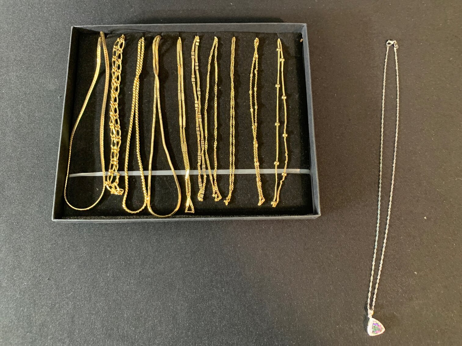 Gold and Silver Colored Necklaces