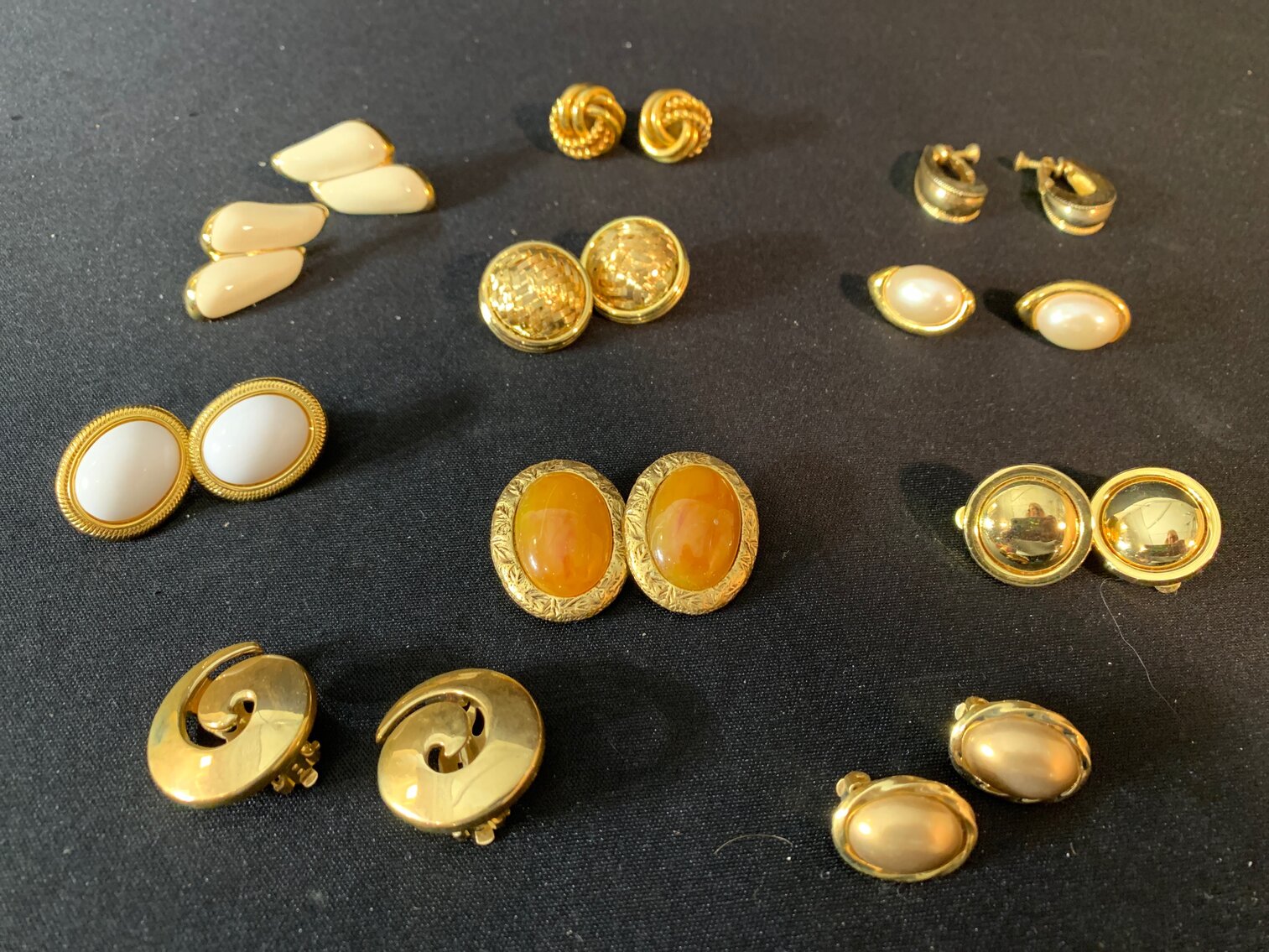 10 Pairs Clip On Earrings