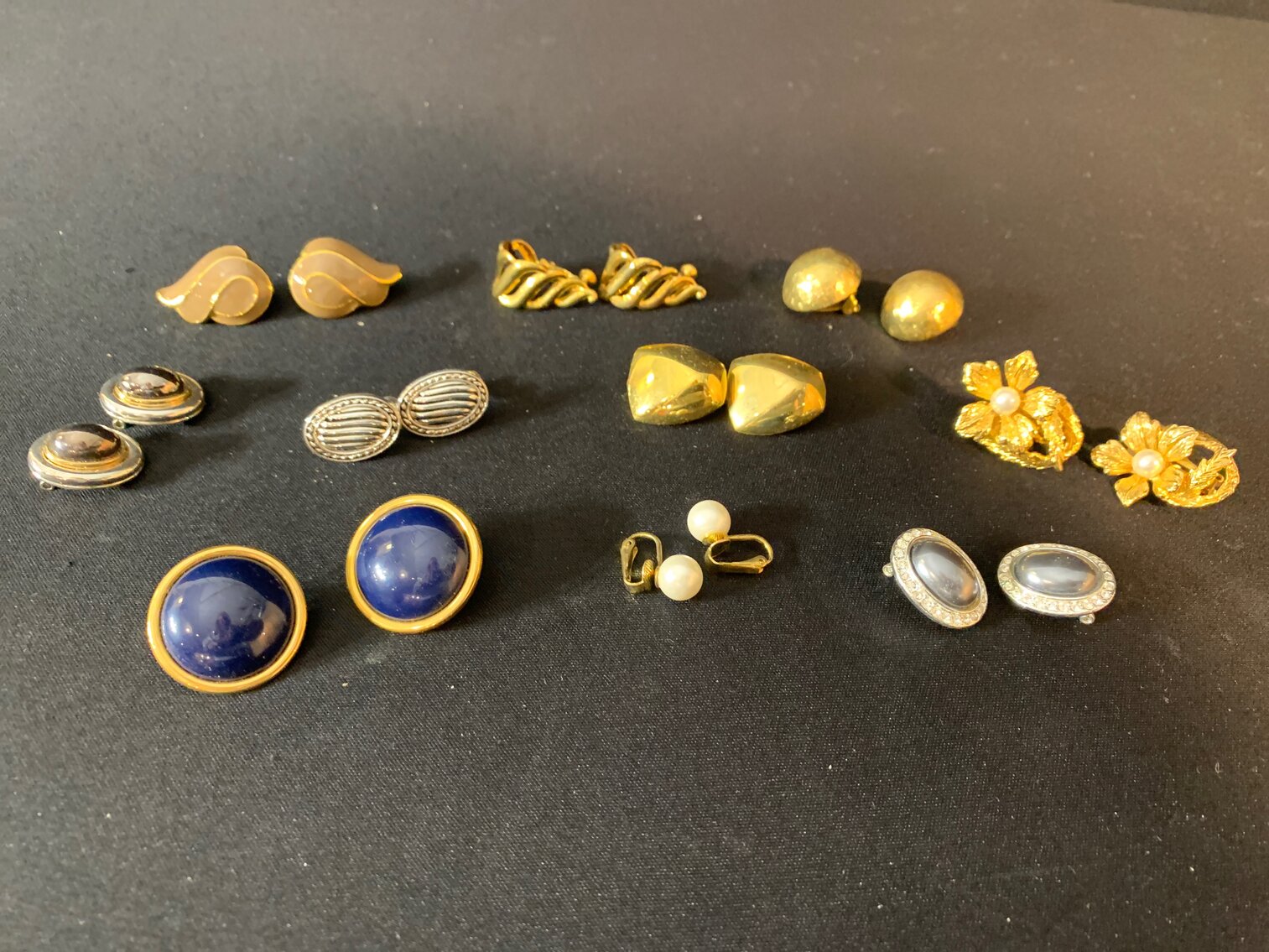 10 Pairs of Clip On Earrings