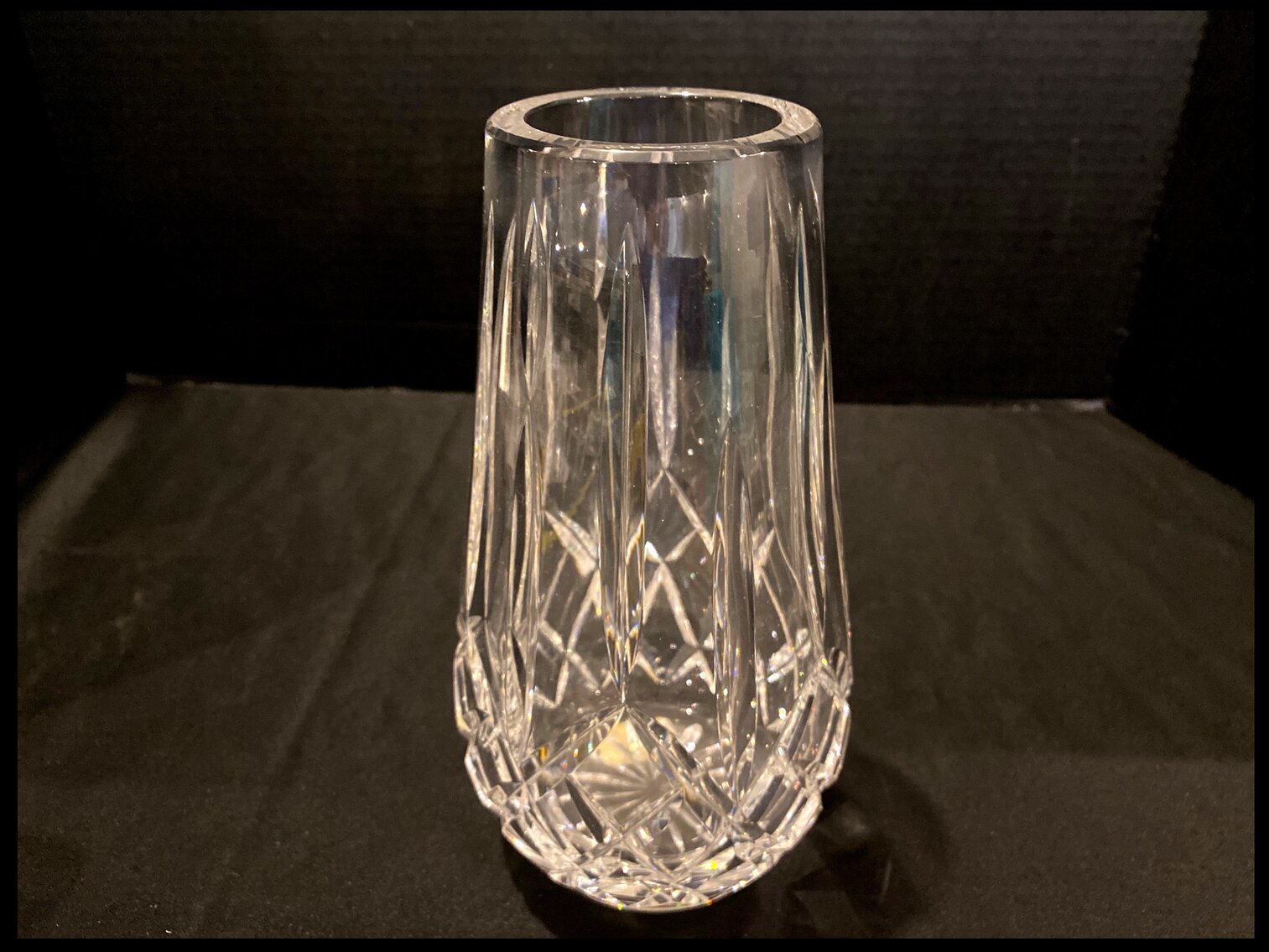Lismore Crystal Vase 9”