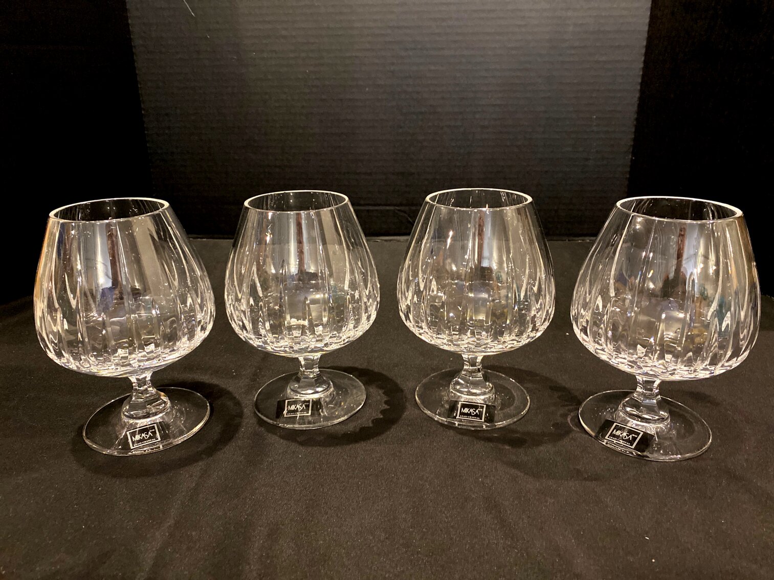 Mikasa Crystal Brandy Sniffers