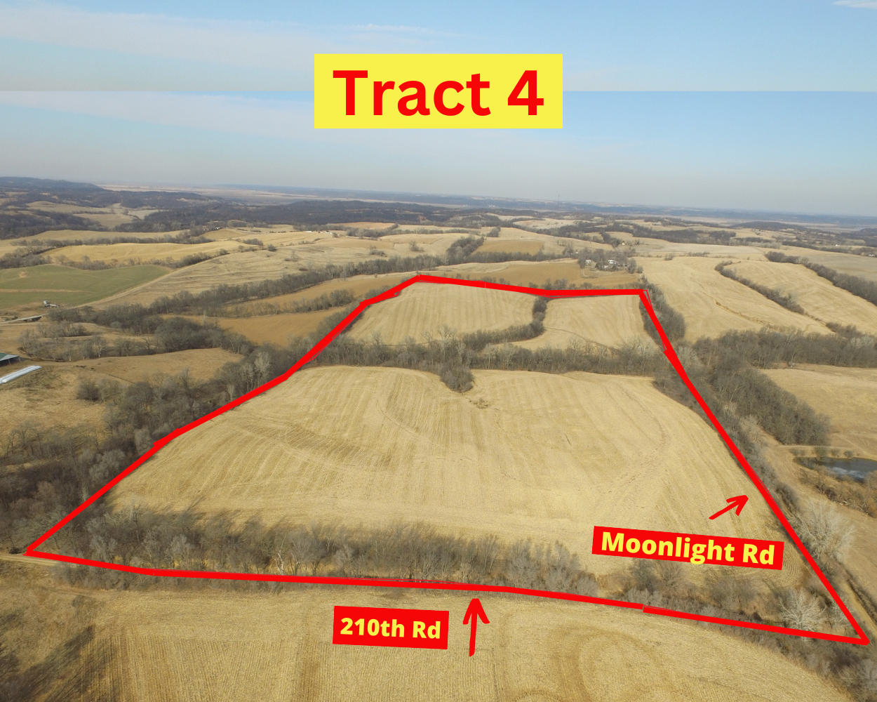 TRACT 4: 76.58 +/- Acres