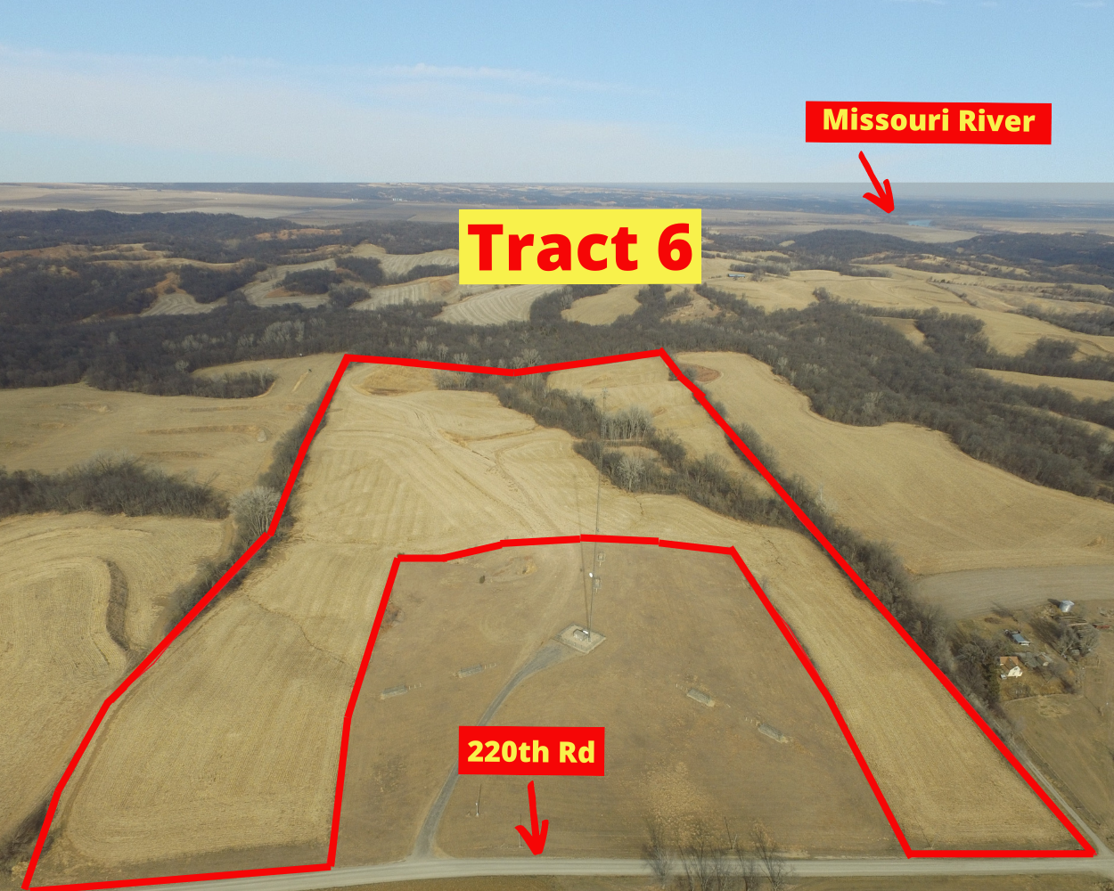 Tract 6: 67.97 +.- Acres