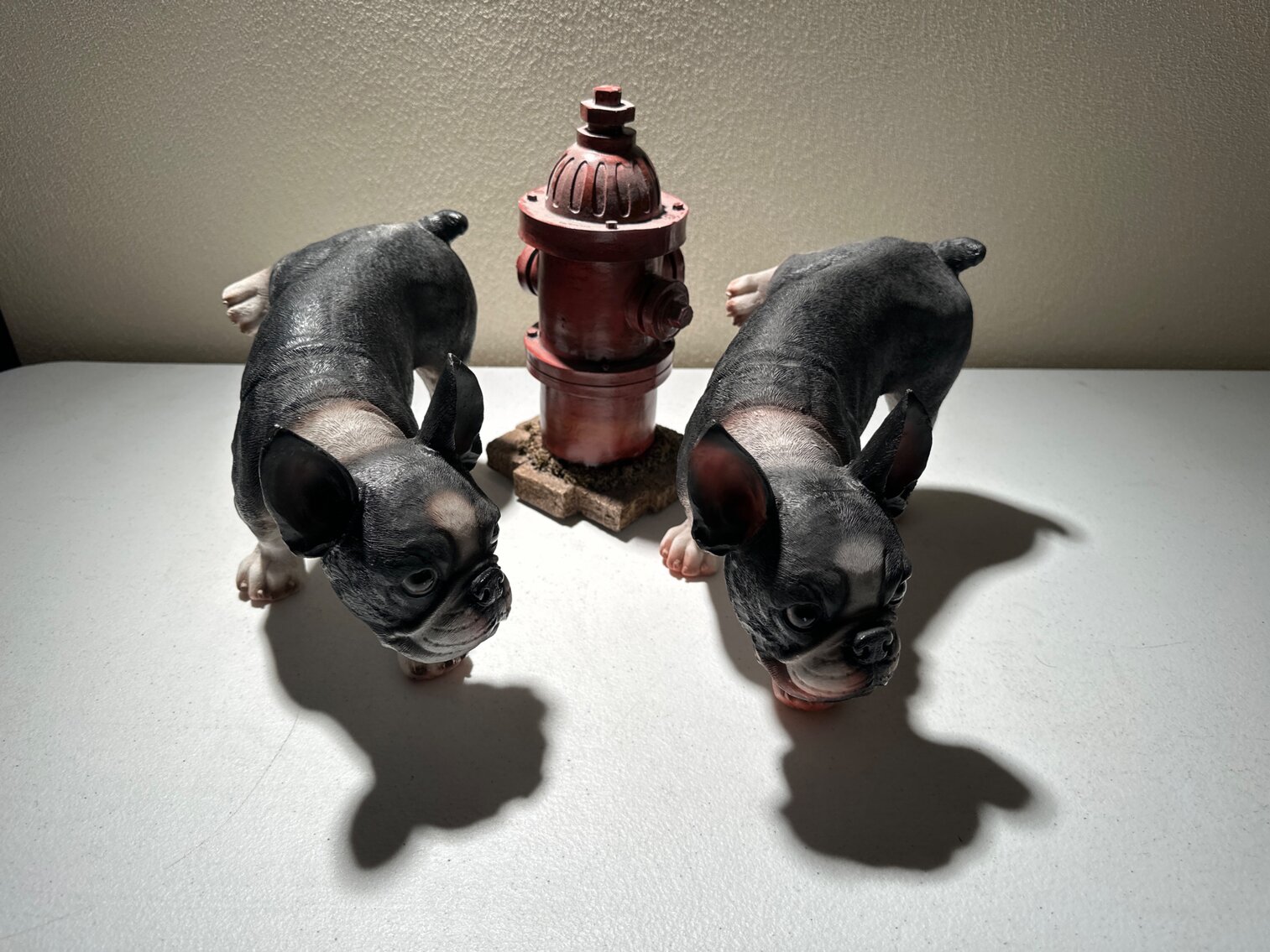 Bulldogs with Fire Hydrant