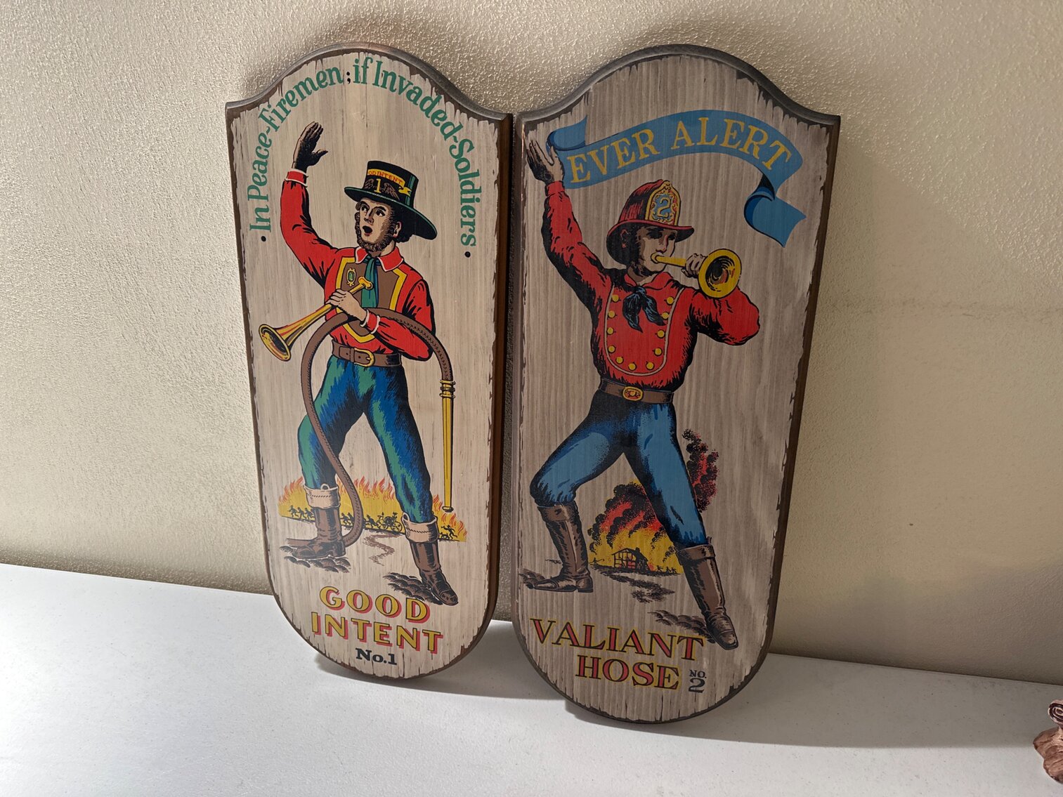 Wood Fire Plaques