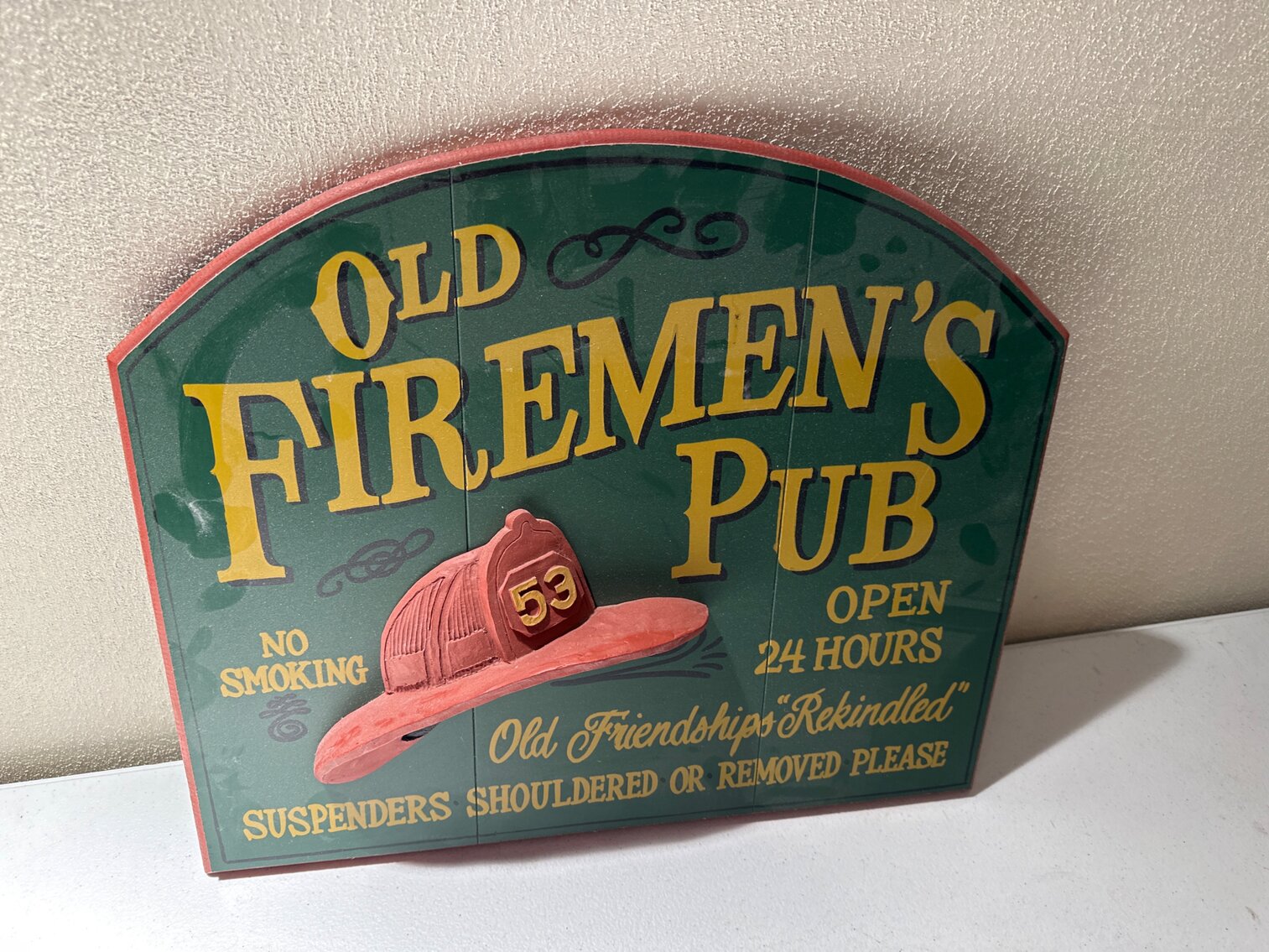 Fireman Pub Sign