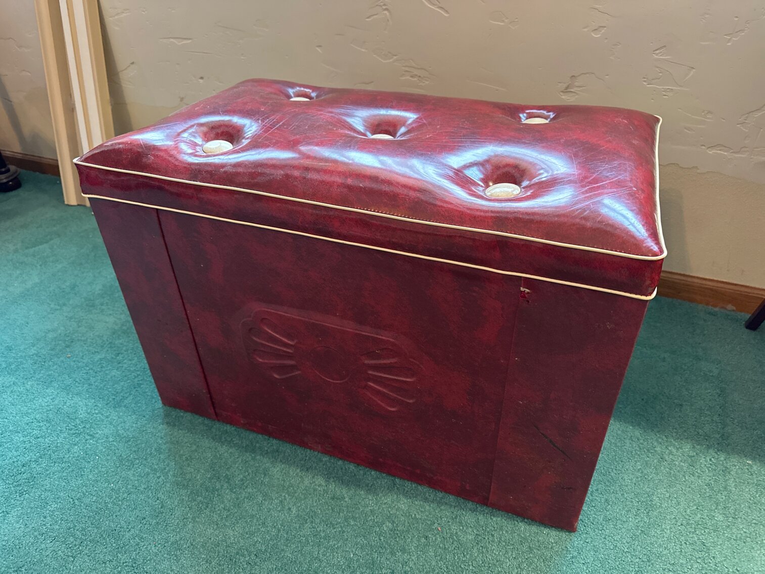 Vintage Storage Footstool