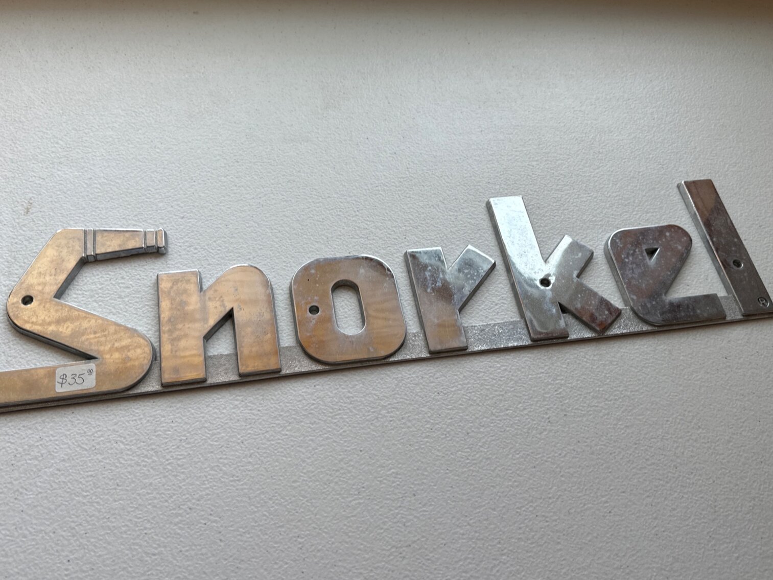 Snorkel Metal Emblem
