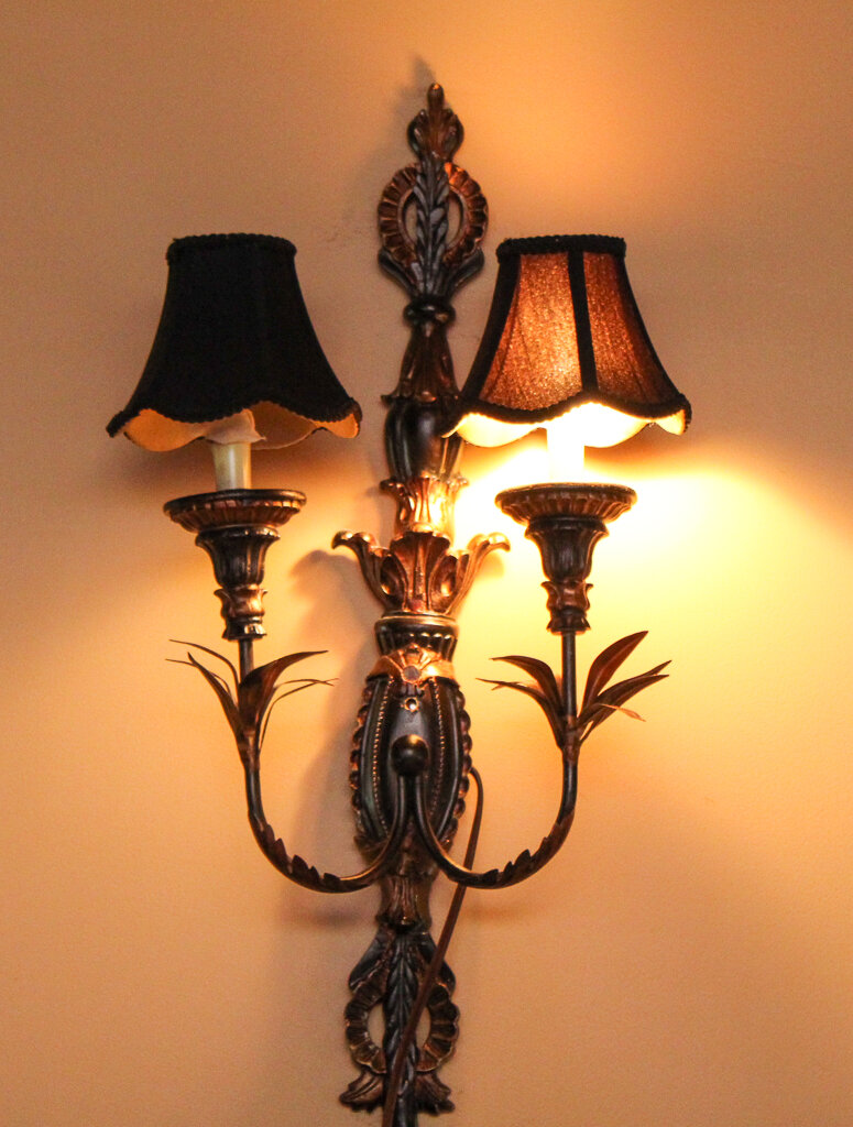Double Arm Hanging Wall Sconce