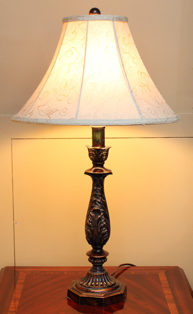 Table Lamp with Paneled Shade