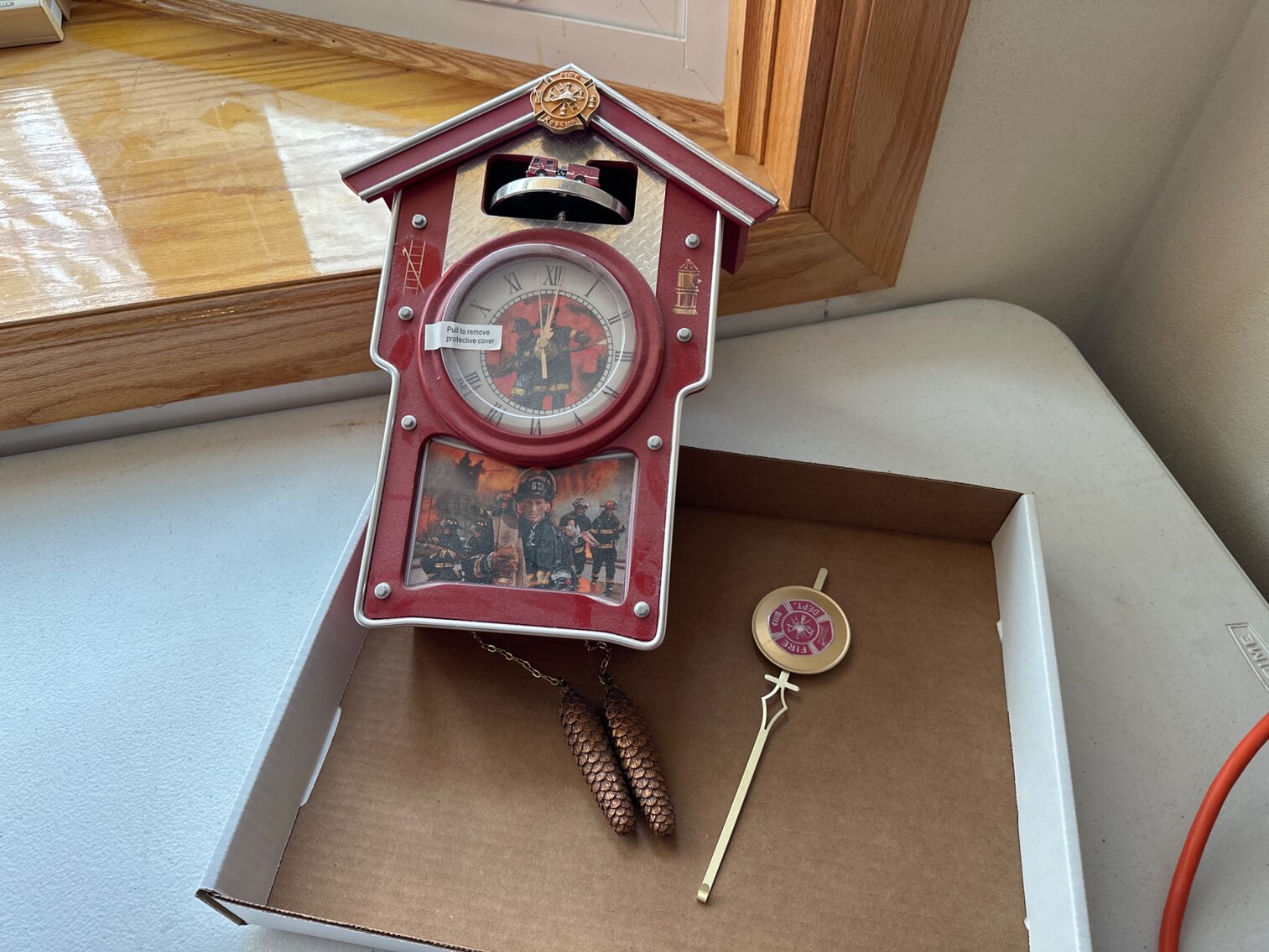 Fireman Cuckoo Clock