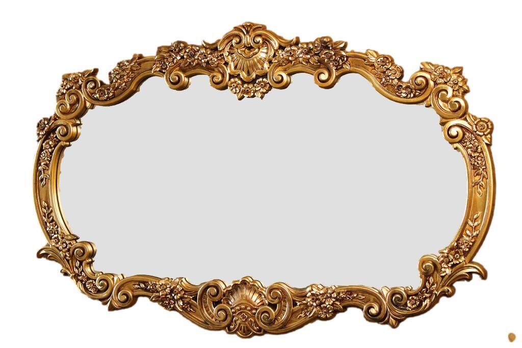 Large Gilded Statement Mirror