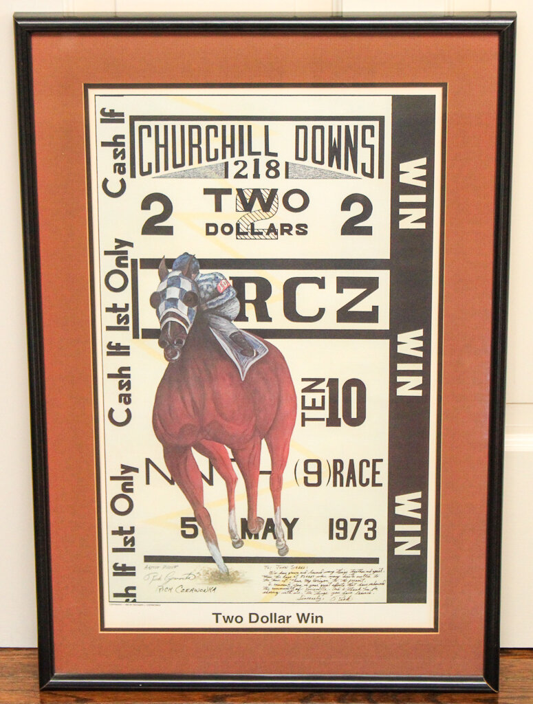 "Two Dollar Win" Artist Proof by Rick Czerwonka, Signed