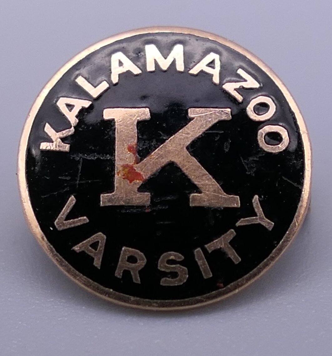 10K Gold Kalamazoo Varsity Pin