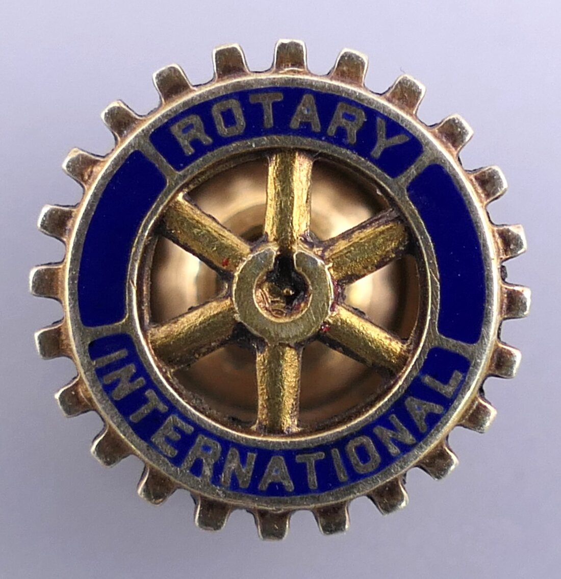 10K Gold Rotary International Pin