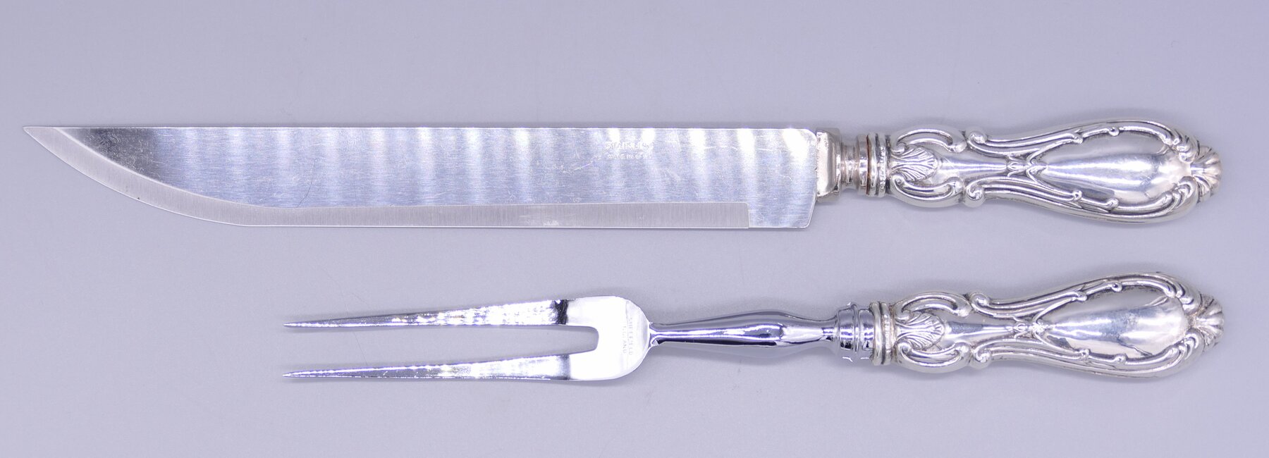 Sterling Silver Hollow Handled Carving Set