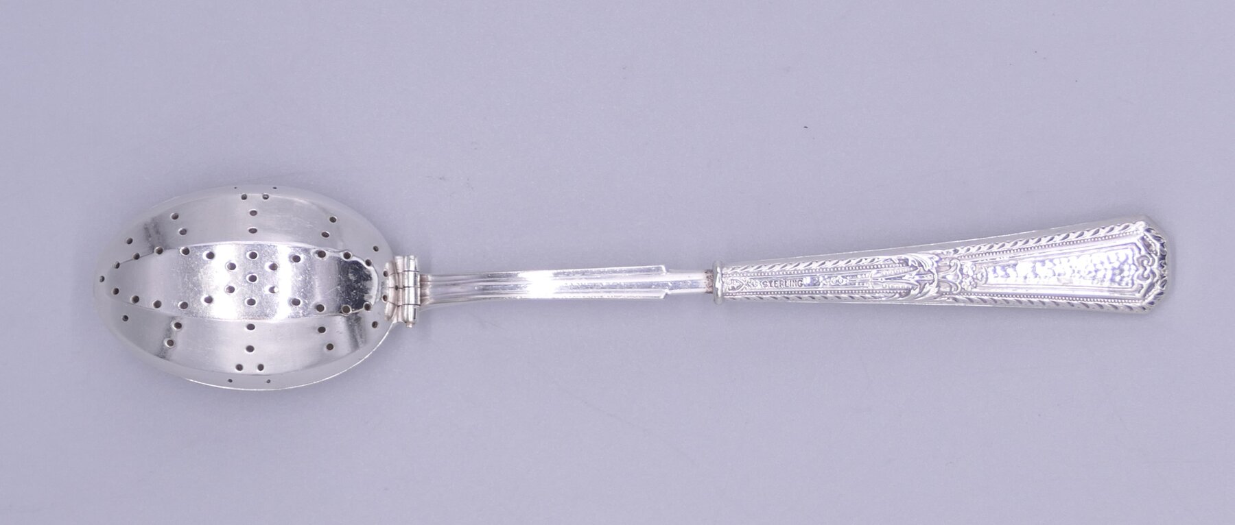 Antique Sterling Silver Tea Strainer