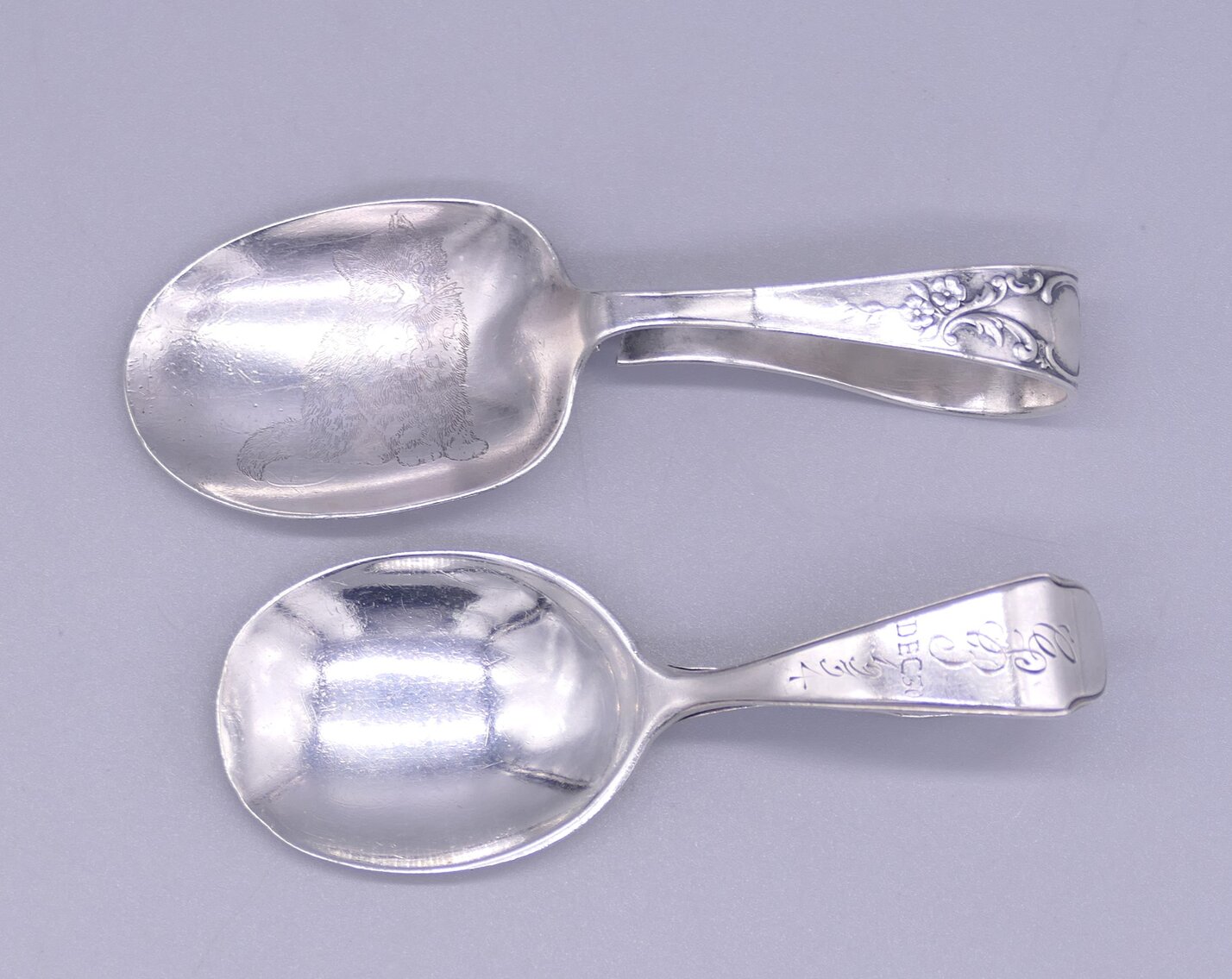 Pair of Sterling Silver Baby Spoons