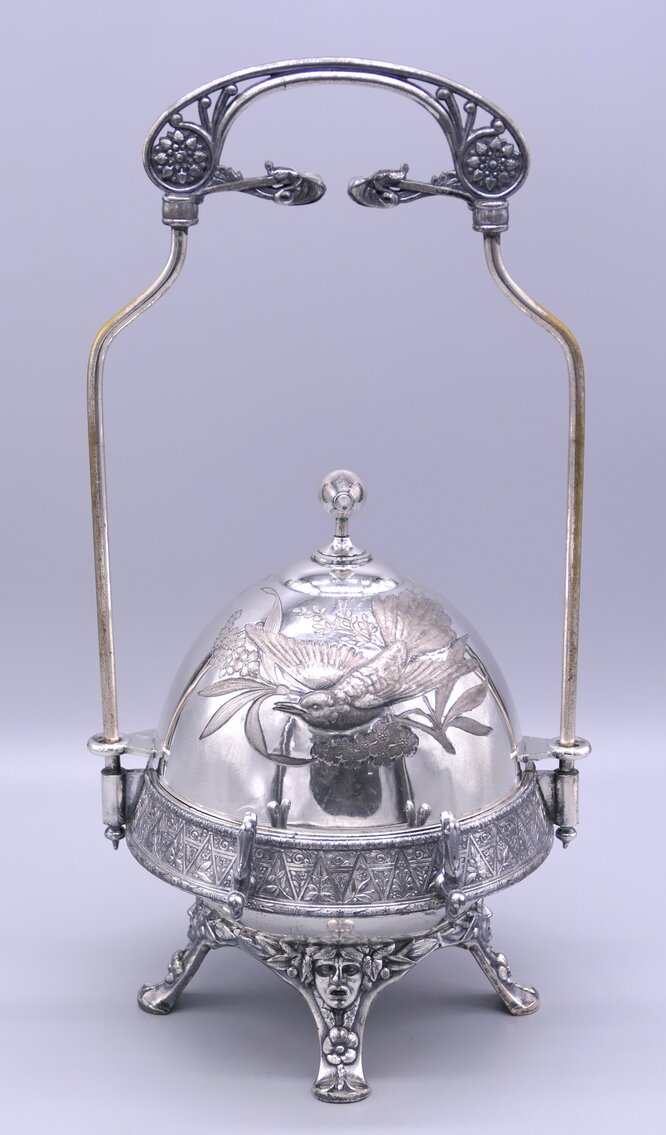 Rogers Smith and Co. Silverplate Butter Dish