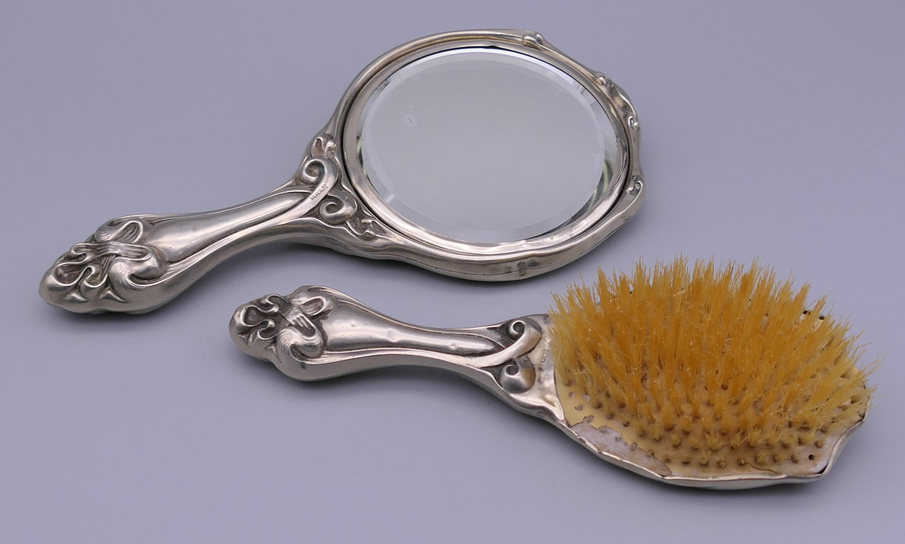 Art Nouveau Silveroin Vanity Set