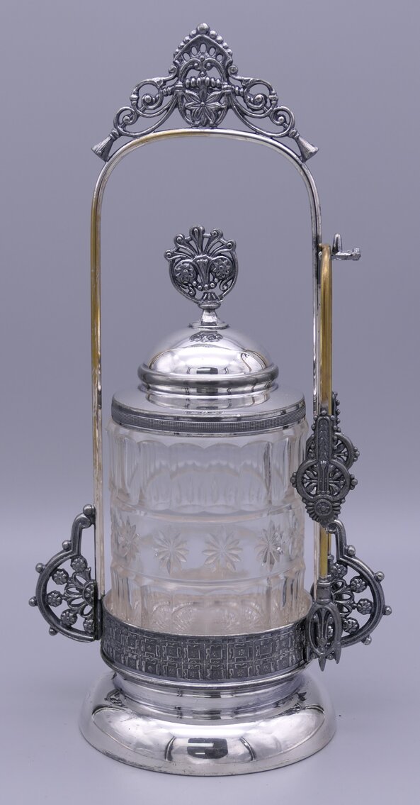 Rockford Silverplate Pickle Castor Set