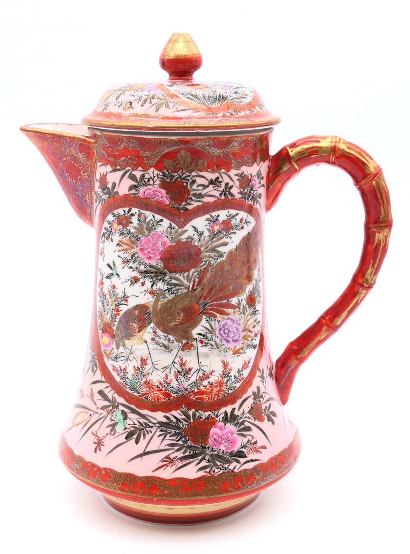 Japanese Kutani Ware Chocolate Pot