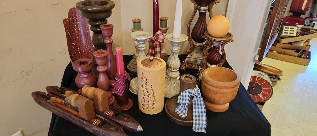 Assortment of  Candle Holders